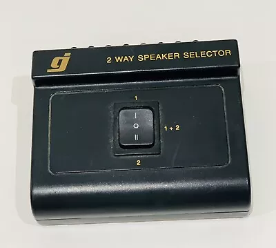 £13.99 • Buy G 2 Way Audio Speaker Switch Loudspeaker Splitter Selector Amp  Control Box