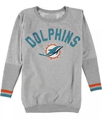 Touch Womens Miami Dolphins Sweatshirt Grey Medium • $36.98