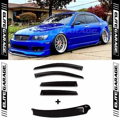 $199 • Buy Fits Lexus IS200 IS300 XE10 Altezza Rear Roof Visors Spoiler & Weathershields