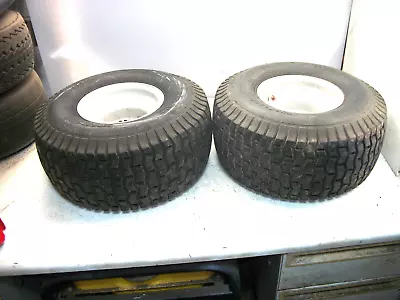 2007 Troy-Bilt Super Bronco  Lawn Tractor Part : Pair Rear Tires And Wheels • $35