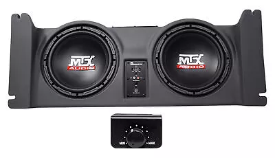 Dual 10  Powered MTX Subwoofers+Sealed Sub Enclosure For 97-06 Jeep Wrangler TJ • $431.46