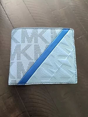 Michael Kors Cooper Bifold Wallet Men's Chambray Blue • $55