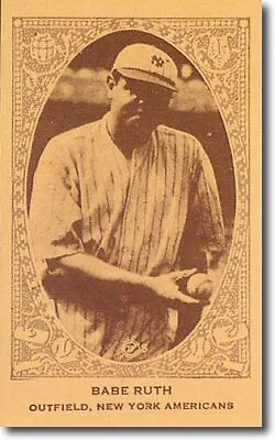 (50) BABE RUTH 1922 American Caramel Card E-120 Reprints YANKEES • $34.99