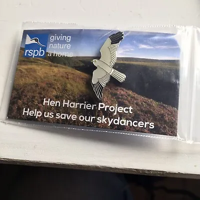 £25 • Buy RSPB Pin Rare Hen Harrier Project