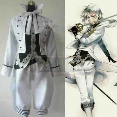 Black Butler Charles Grey Cosplay Costume Anime White &108 • $67.50