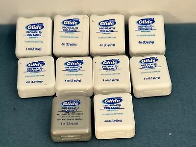 Glide Floss Travel Size Pro-Health Original & Deep Clean 4m 4.3 Yd Lot Of 10 NEW • $10