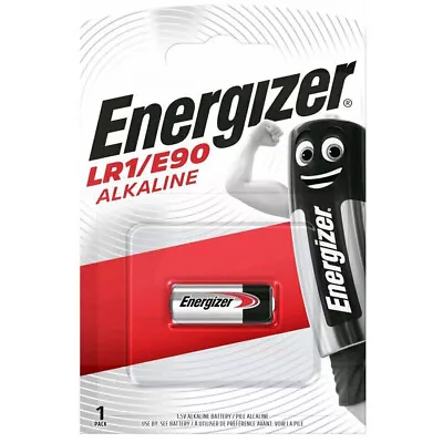 Energizer LR1 Alkaline Battery 1.5V - E90 Lady N AM5 910A Security Remote • £3.15