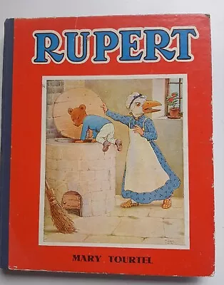 Rare VINTAGE 1949 RUPERT BY MARY TOURTEL - Beautiful Illustrations • £20