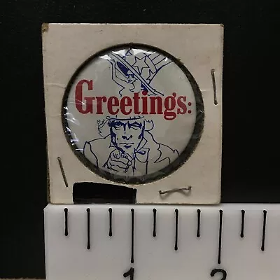 Greetings Uncle Sam (1970s?) 1.5  Vintage Pin-Back Button • $4.75