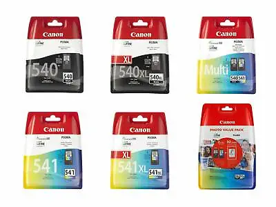 Canon PG-540 CL-541 PG-540XL CL-541XL Black OR Colour Cartridges *CHOOSE COLOUR* • £15.83