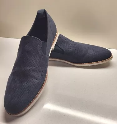 H&M Men's Blue Suede Shoes Size US 10/EU 42 • $14