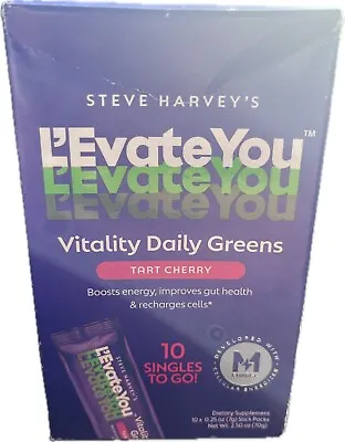 L'Evate You Vitality Daily Greens Dietary Supplement Tart Cherry 10 Count 06/25 • $16.95