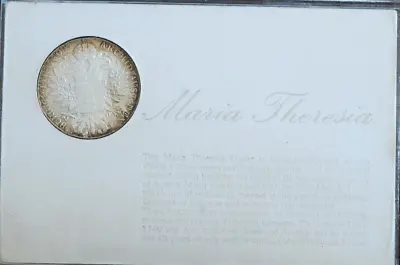 1780 X Maria Theresa Silver Thaler BU In Case • £40
