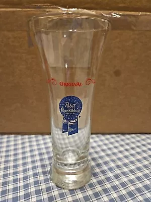 Vintage 7   Pilsner Beer Glass Pabst Blue Ribbon • $9.99