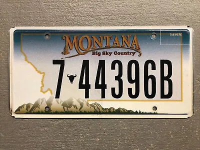 Vintage Montana License Plate Big Sky Country Random Letters/numbers Nice!! • $5.99