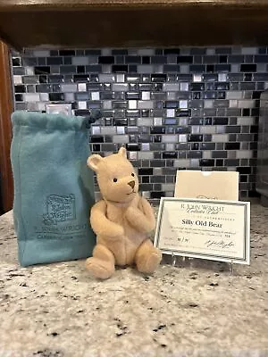 R John Wright 1998 NEW In Wool Bag 'Silly Old Bear' Winnie The POOH Mohair Club • $235