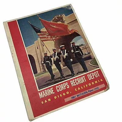 Marine Corps Recruit Depot San Diego CA First Battalion Platoon 1050 Hardcover • $35.87