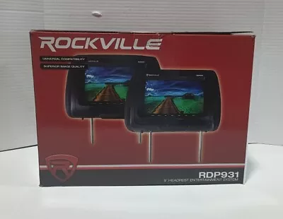 Rockville RDP931-GR TV Screen 9  Headrest Entertainment System GRAY • $199.99