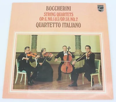 Philips 9500 305 Boccherini String Quartets Quartetto Italiano Op 6 No 1 3  LP • $11.21