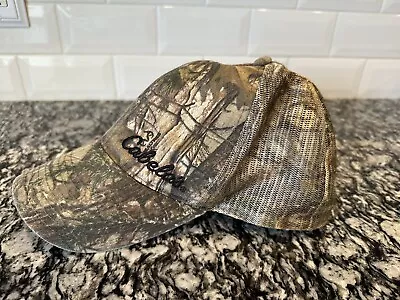 Cabelas Camo Field Cap Hunting Hat OSFM Adjustable Camouflage Mesh Back SnapBack • $7.99