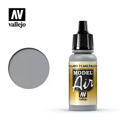 Vallejo 71046 Model Air Pale Blue Gray Acrylic Paint 17ml - US • $3.50