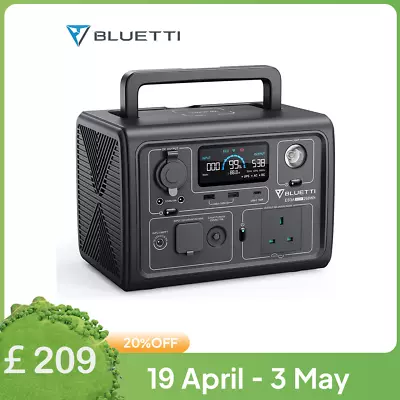 BLUETTI EB3A 600W Portable Power Station LiFePO4 Battery Solar Generator Outdoor • £209