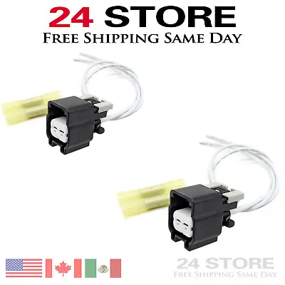 2Pcs Engine Cooling Fan Motor Connector Plug Fit For Equinox Buick GM • $7.29