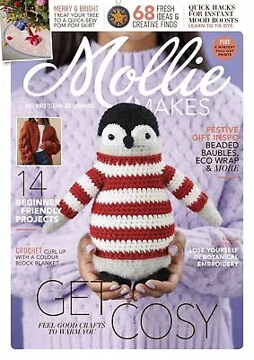 Mollie Makes Magazine | Issue 124 | Get Cosy - 14 Beginner Friendly Projects  • $12.99