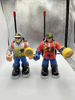 Vintage Manley Quest Police Man - Fireman Figurine Toy Needs Batteries • $37.49