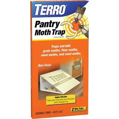 Terro Glue Pantry Moth Trap (2-Pack) T2900 Terro T2900 070923029006 • $14.99