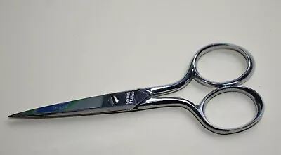 Vintage Sears Small Chrome Plated Scissors Model No. 2046 German Made 4 1/8  • $11.50