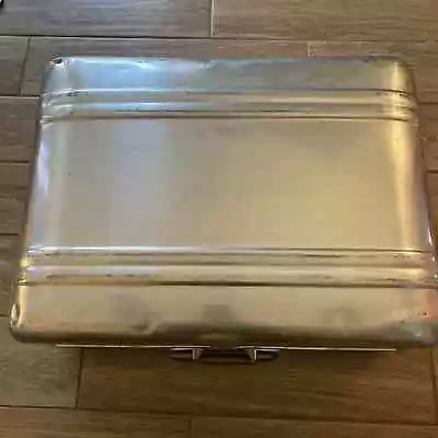 Vintage 80’s ZERO HALLIBURTON Aluminum CASE Protective Briefcase 23 X17 X8  • $144.99