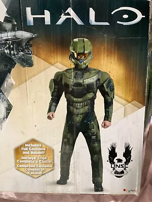 Master Chief Halo Infinite Green Soldier Fancy Dress Up Halloween Adult Costume • $39.99