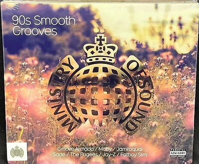 MINISTRY OF SOUND - 90s SMOOTH GROOVES TRIPLE CD ALBUM (2014) NEW / SEALED • £2.99