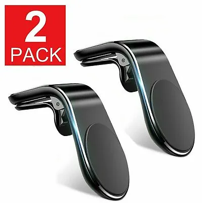 $6.99 • Buy Universal 2-Pack Car Magnet Magnetic Air Vent Mount Holder For Mobile Cell Phone