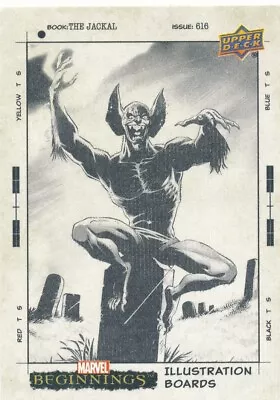 IB53 JACKAL 2022(2023) Upper Deck Marvel Beginnings ILLUSTRATION BOARDS • $4.99