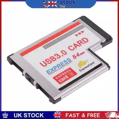 £12.50 • Buy 54mm To USB 3.0 Converter Express Card For Laptop Dual Ports NEC Chipset Adapter