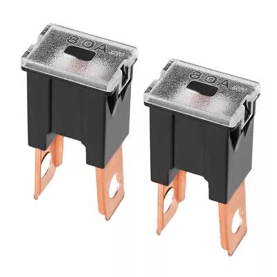2pcs Fuse 32V 80A Male Terminal Blade J Case Box For Truck • $13.59