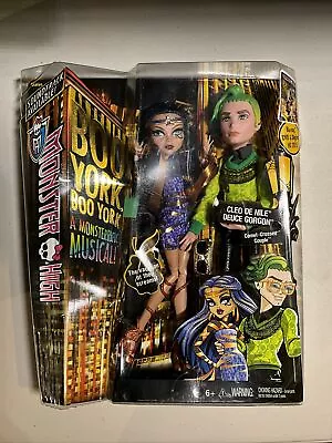 Monster High Boo York Comet-Crossed Cleo De Nile & Deuce Gorgon 2 Pack Dolls NIB • $129.99