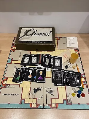 Vintage CLUEDO Board Game (Waddingtons) Rare 'small Box' Edition 1949. *READ* • £24.99