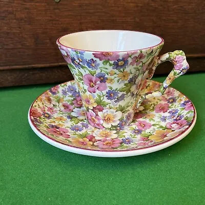 £28 • Buy James Kent Du Barry Cup And Saucer Flowers Handle Super Condition 