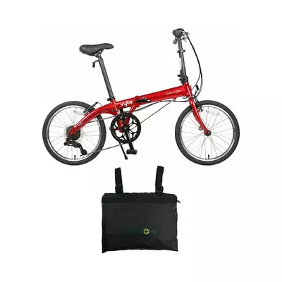 Dahon VYBE D7 Folding Bike Red With Dahon Foldable Carry Bag • $549