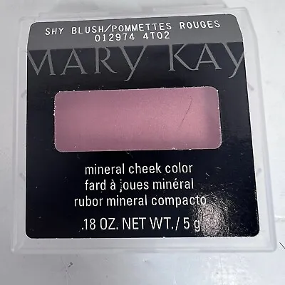 Mary Kay Mineral Cheek Color Shy Blush New .18 Oz Discontinued Rare • $12.90