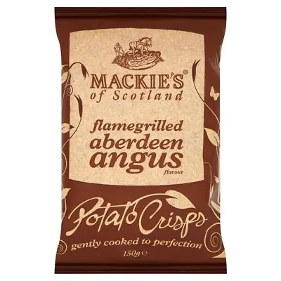 £24.10 • Buy Mackie's Flamegrilled Aberdeen Angus  Crisps (24 X 40g)