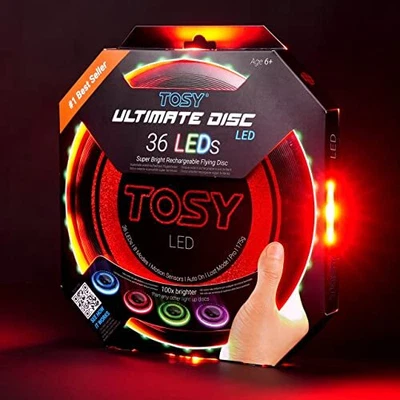 £51.60 • Buy 36 And 360 LEDs Flying Disc - Extremely Bright, Smart Modes, Auto Light Up,