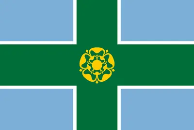 £5.99 • Buy Derbyshire County Flag - 150cm X 90cm (5ft X 3ft) With Eyelets