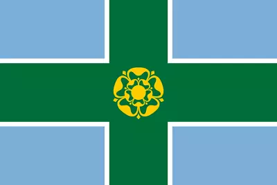 £5.99 • Buy Derbyshire County Flag - 150cm X 90cm (5ft X 3ft) With Eyelets
