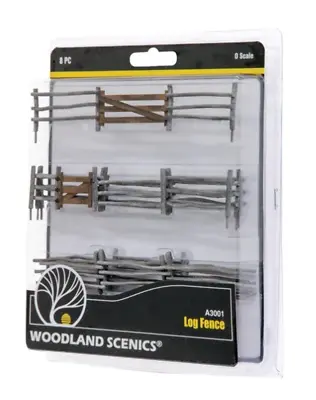 Woodland Scenics A3001 O Scale Log Fence • $16.89