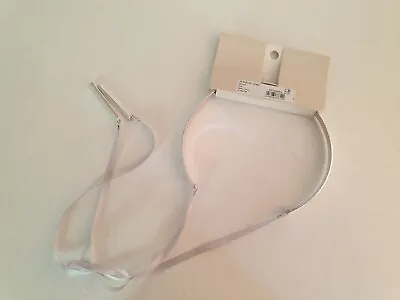 £3 • Buy NEW River Island Costume Jewellery Silver Metal Choker Necklace With Grey Ribbon
