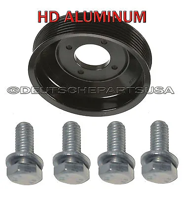 WATER PUMP PULLEY HD ALUMINUM & BOLTS For BMW E36 316i 316g 91 92 93 93 95 96 97 • $26.39